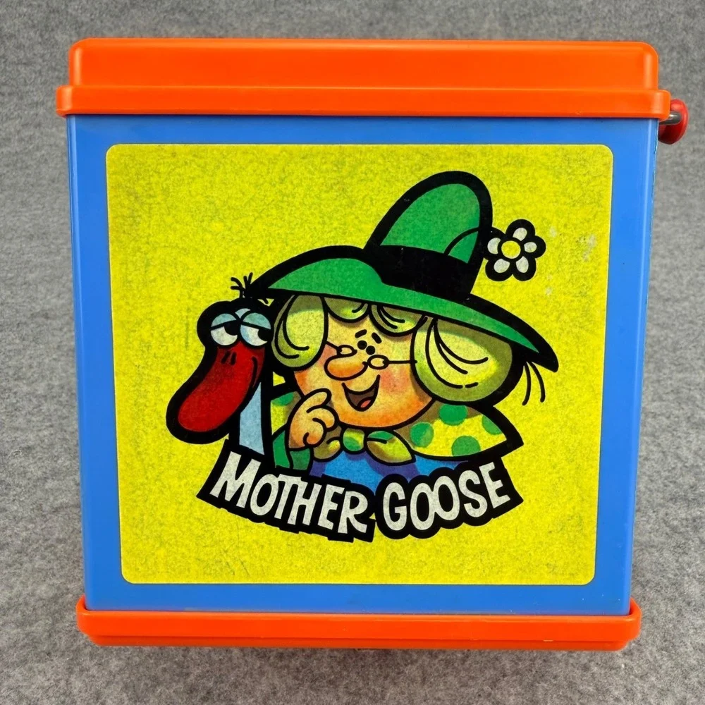 Vintage 1976 Mattel Mother Goose Jack in the Box Toy Works Pop Up